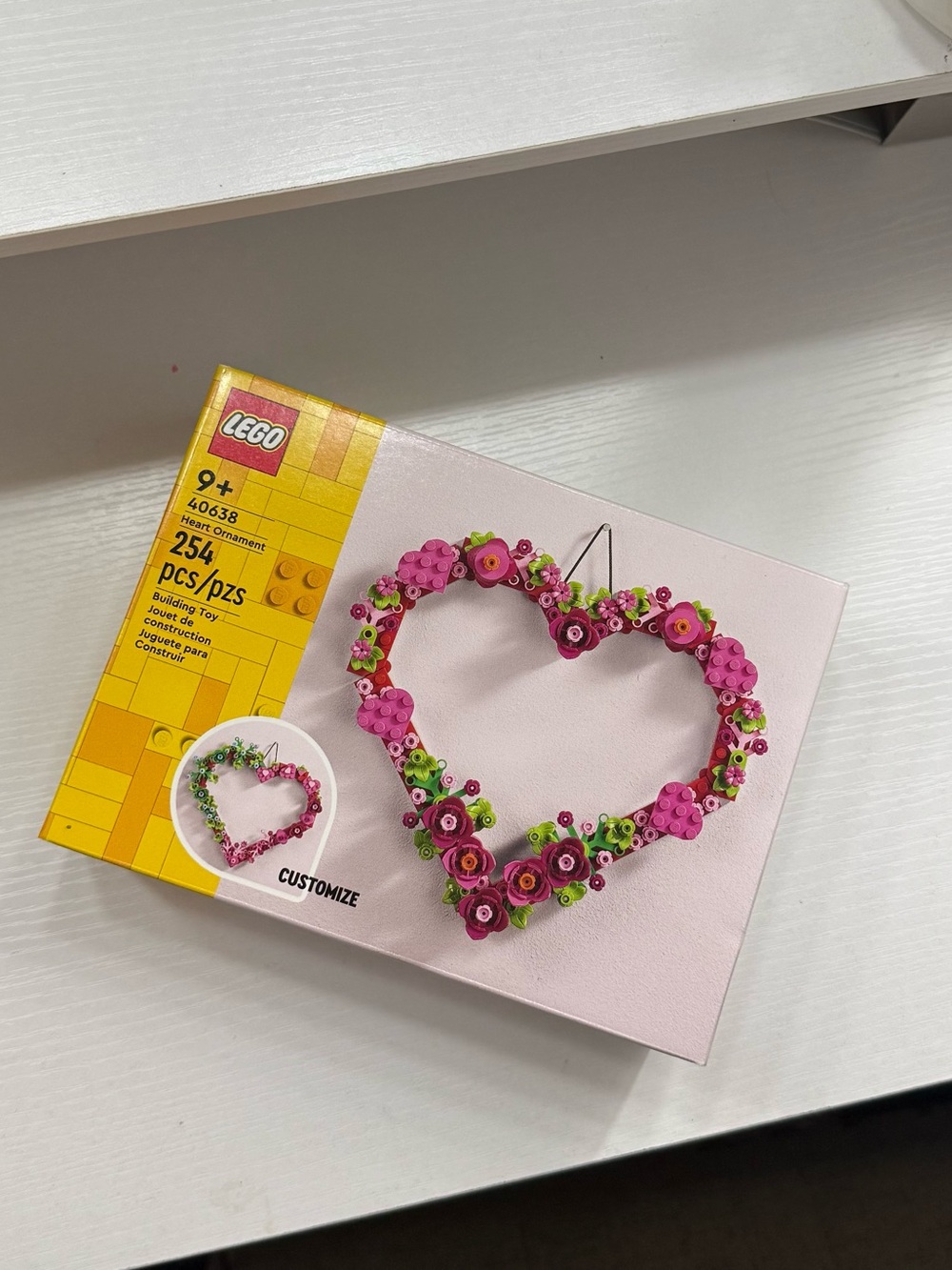 Heart ornament Lego